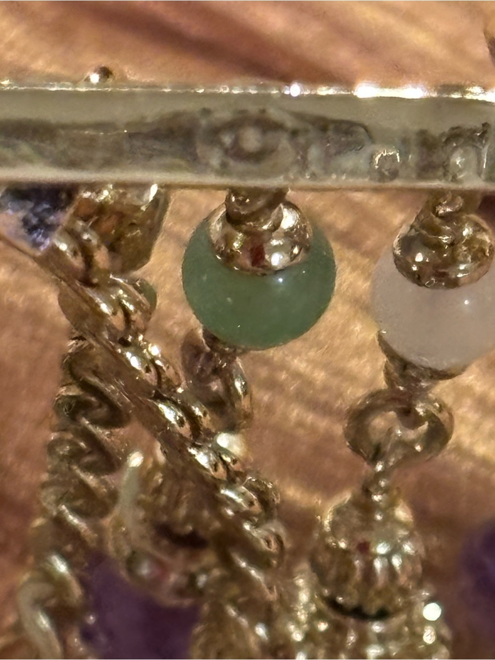 Authentic Chanel Multicolor Beaded Chain Bracelet - Picture 12 of 12